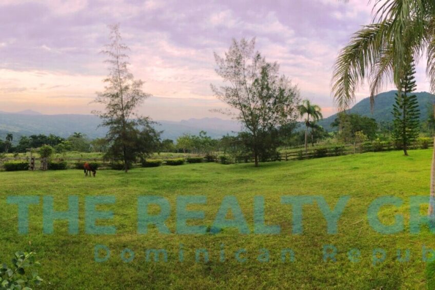 Expansive land surrounding the villa, offering endless possibilities for customization