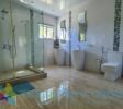 Modern large master bathroom