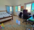 bedroom with office