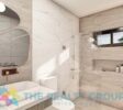 Spacious bathroom with elegant fixtures in a 1-bedroom apartment, Residential Raydi, Puerto Plata"