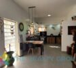 Stylish kitchen and living area in a fully furnished villa in La Mulata, Sosúa.
