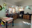 Stylish kitchen and living area in a fully furnished villa in La Mulata, Sosúa.