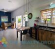 Stylish kitchen and living area in a fully furnished villa in La Mulata, Sosúa.