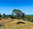 Panoramic ocean view from the lots in La Mulata II, showcasing the vast blue horizon