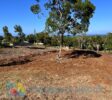 Clear blue skies and ocean view from the lot in La Mulata
