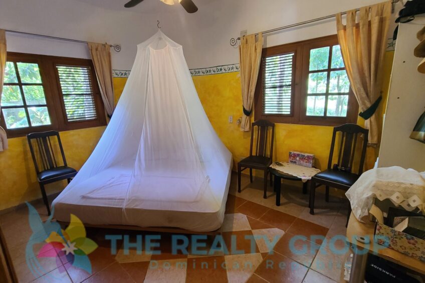 bedroom in the villa
