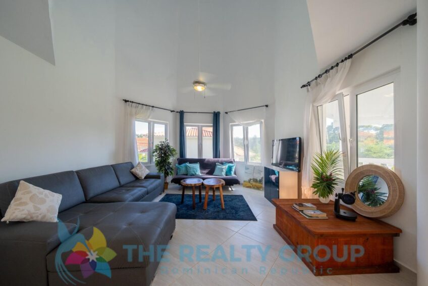 Peaceful villa Sosúa with a private garden and open-concept living