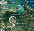 Proximity map showing Cielo y Mar’s location near Playa Dorada and Puerto Plata Airport — ideal land for sale in Puerto Plata