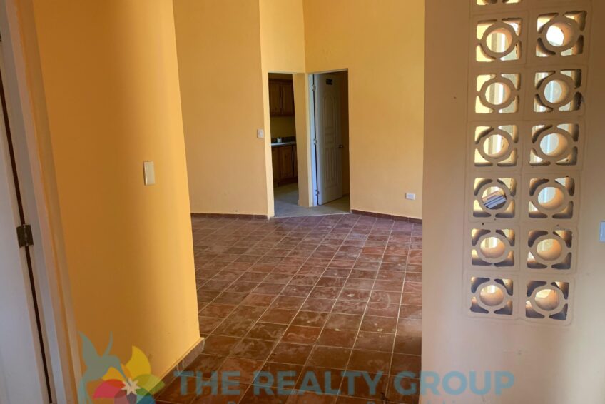 View of the inside of the fixer-upper in Cabarete East