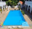 Studio apartment in La Mulata. Karibik complex swimming pool and terrace area