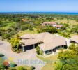 Luxury villa in Sosúa drone shots with amazing ocean views