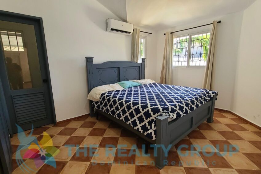 Caribbean villa Playa Chiquita master bedroom with walk in closet