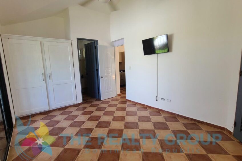 Caribbean villa Playa Chiquita second bedroom with walk in closet